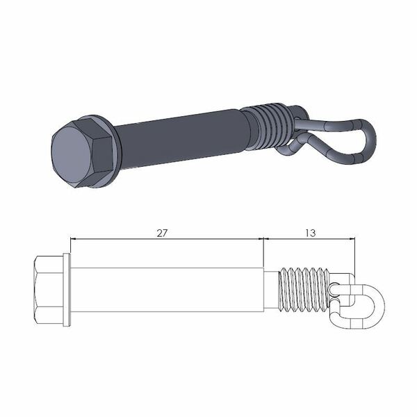 Brake Pad Pin 213044