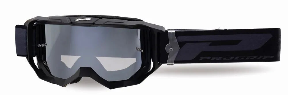 GOGGLE PRO GRIP VISION GO MATT BLK/SILVER MIRROR