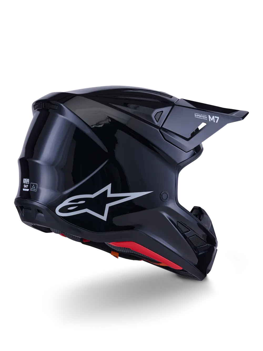 HELMET SM7 BLACK-GLOSS L