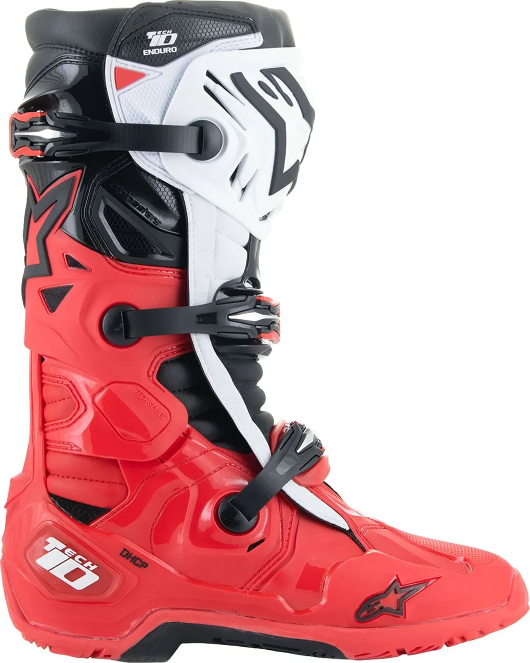 BOOT TECH 10 ENDURO BRIGHT RED/BLACK/WHITE 11