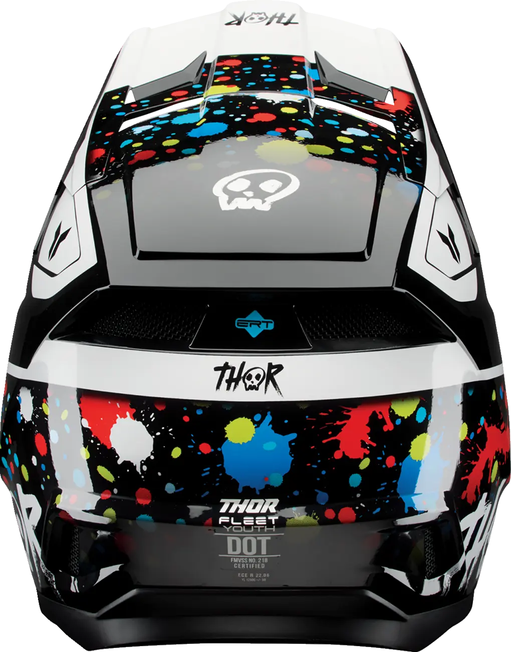 HELMET FLEET YTH SPLAT BLACK M