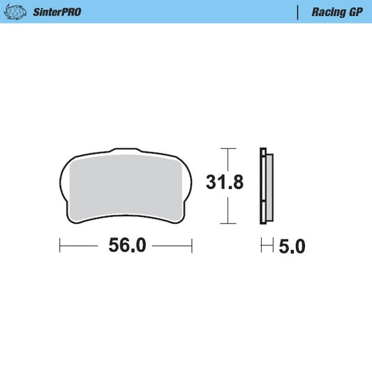 Brake Pad Racing Gp 099512