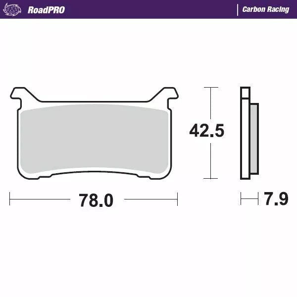Brake Pad Carbon Racing 413106