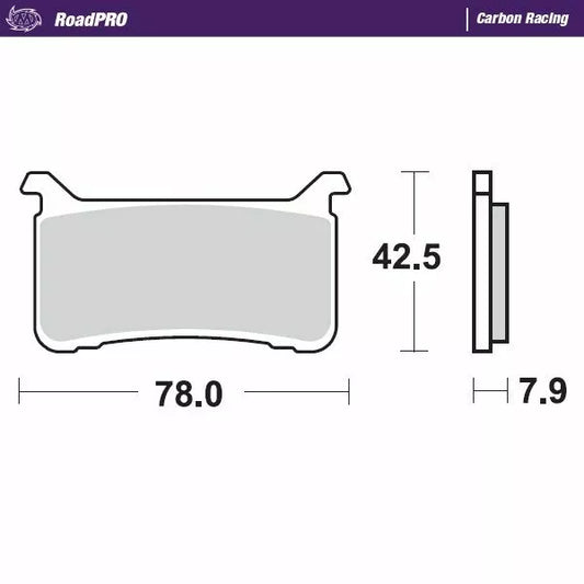 Brake Pad Carbon Racing 413106