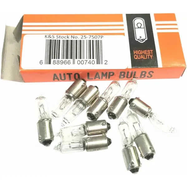 Bulb Halogen Repl - 10Pk 25-7507P