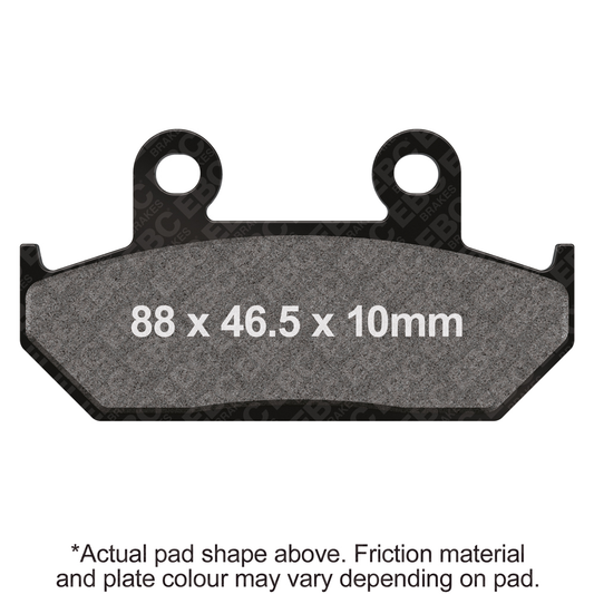 Brake Pad Fa-V Series Sintered Metal/Organic Compound FA124/2V