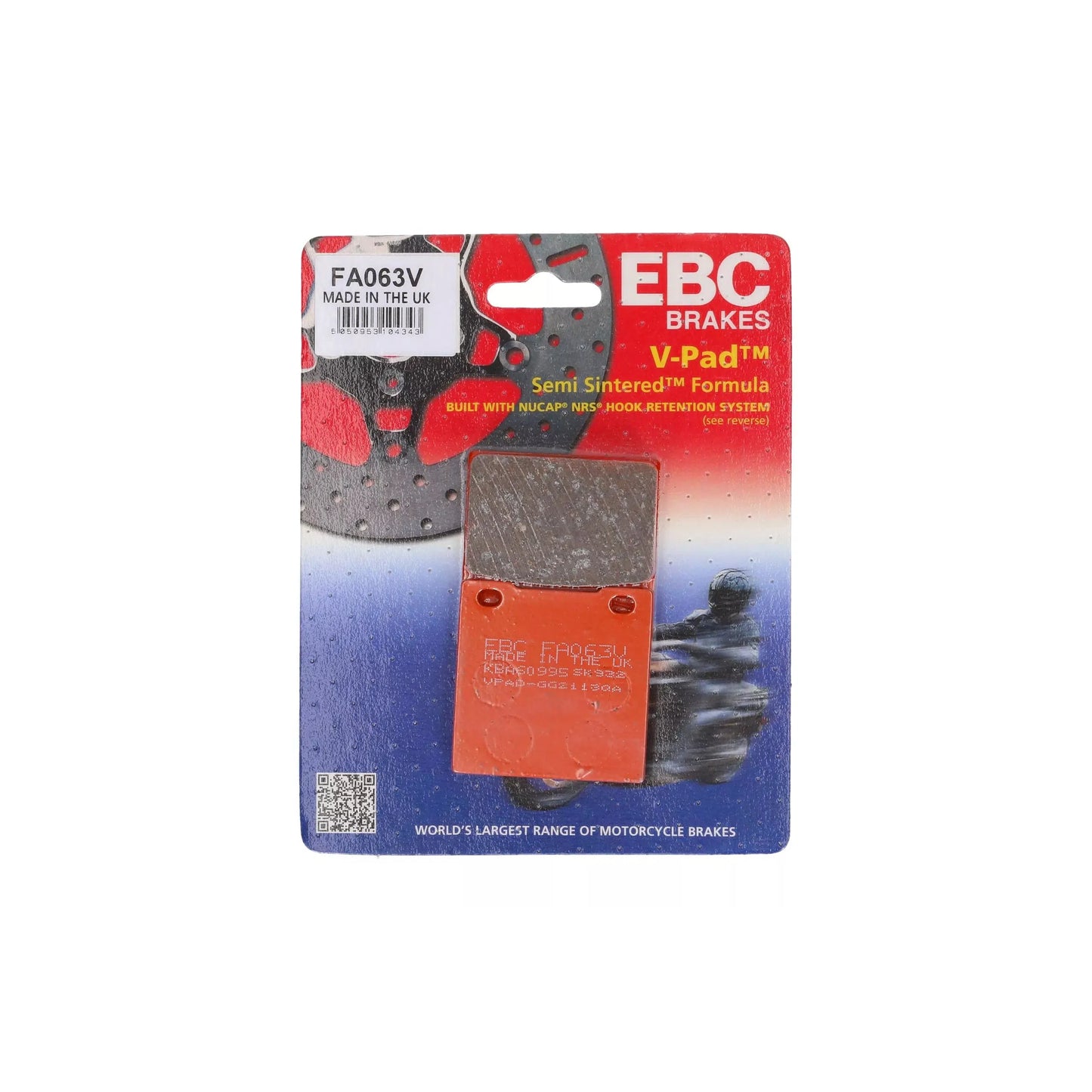 Brake Pad Fa-V Series Sintered Metal/Organic Compound FA063V