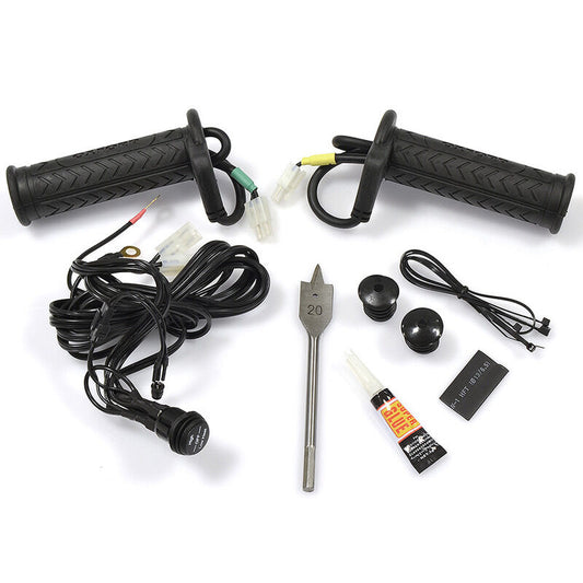 Essential Heated Grips Black