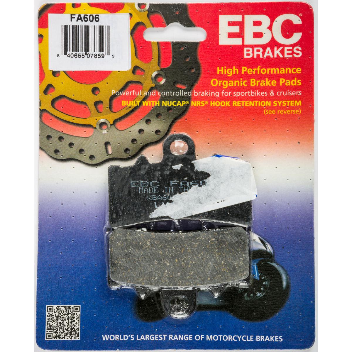 Brake Pad Fa Series Organic FA606