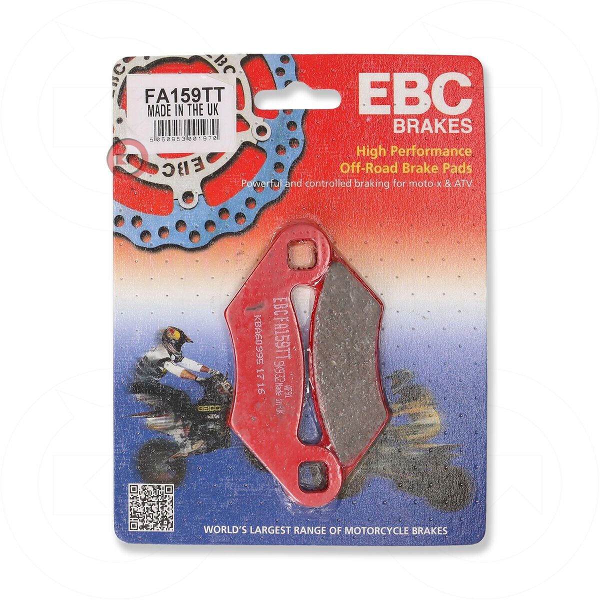 Brake Pad Fa-Tt Series Carbon Fiber Offroad FA159TT