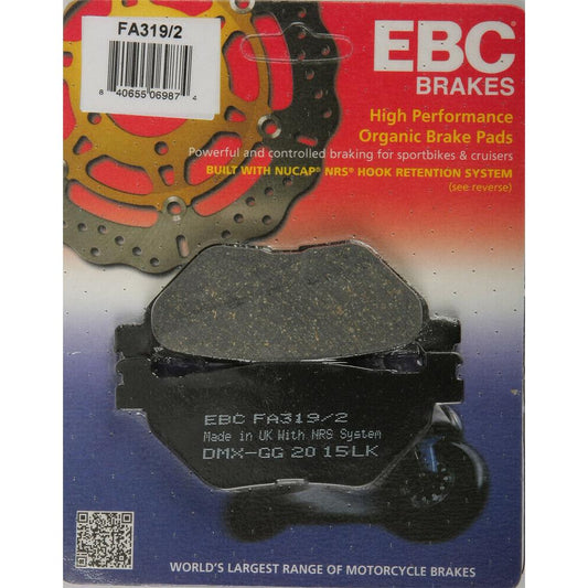 Brake Pad Fa Series Organic FA319/2